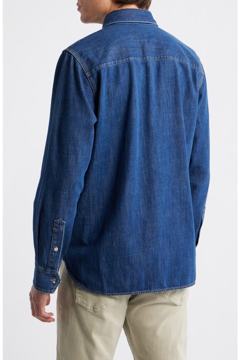 Infuse Denim Button-Up Shirt, Alternate, color, LUKE