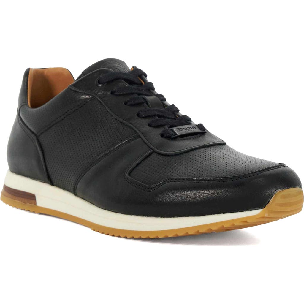 Dune London Trilogy Sneaker In Black