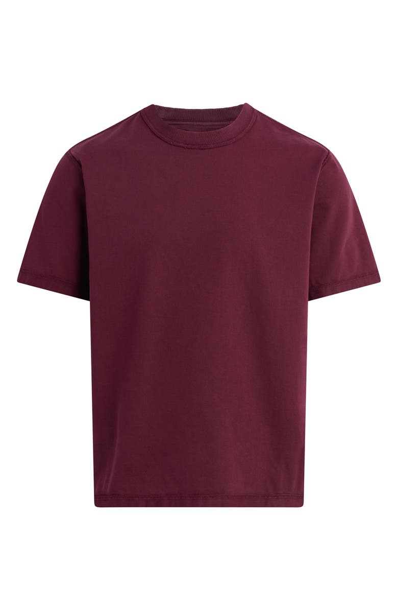 Hudson Jeans Heavyweight Cotton T-Shirt, Alternate, color, Port