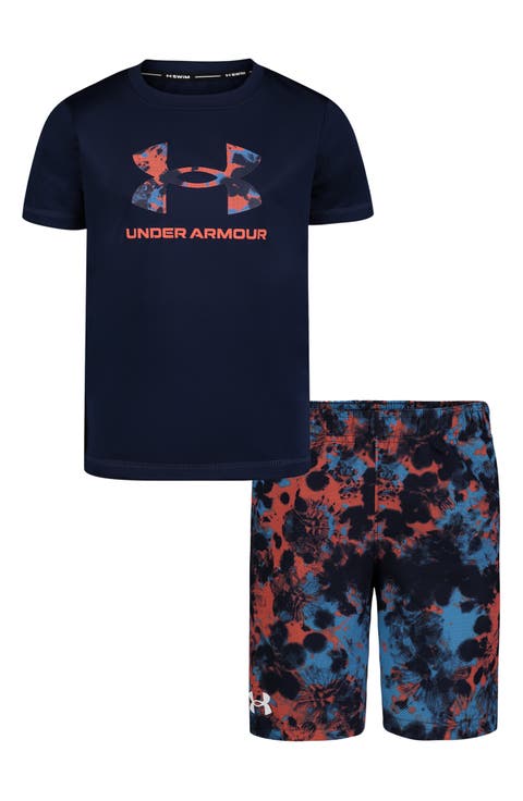 Kids' Half Tone Swim Tee & Shorts Set (Toddler)
