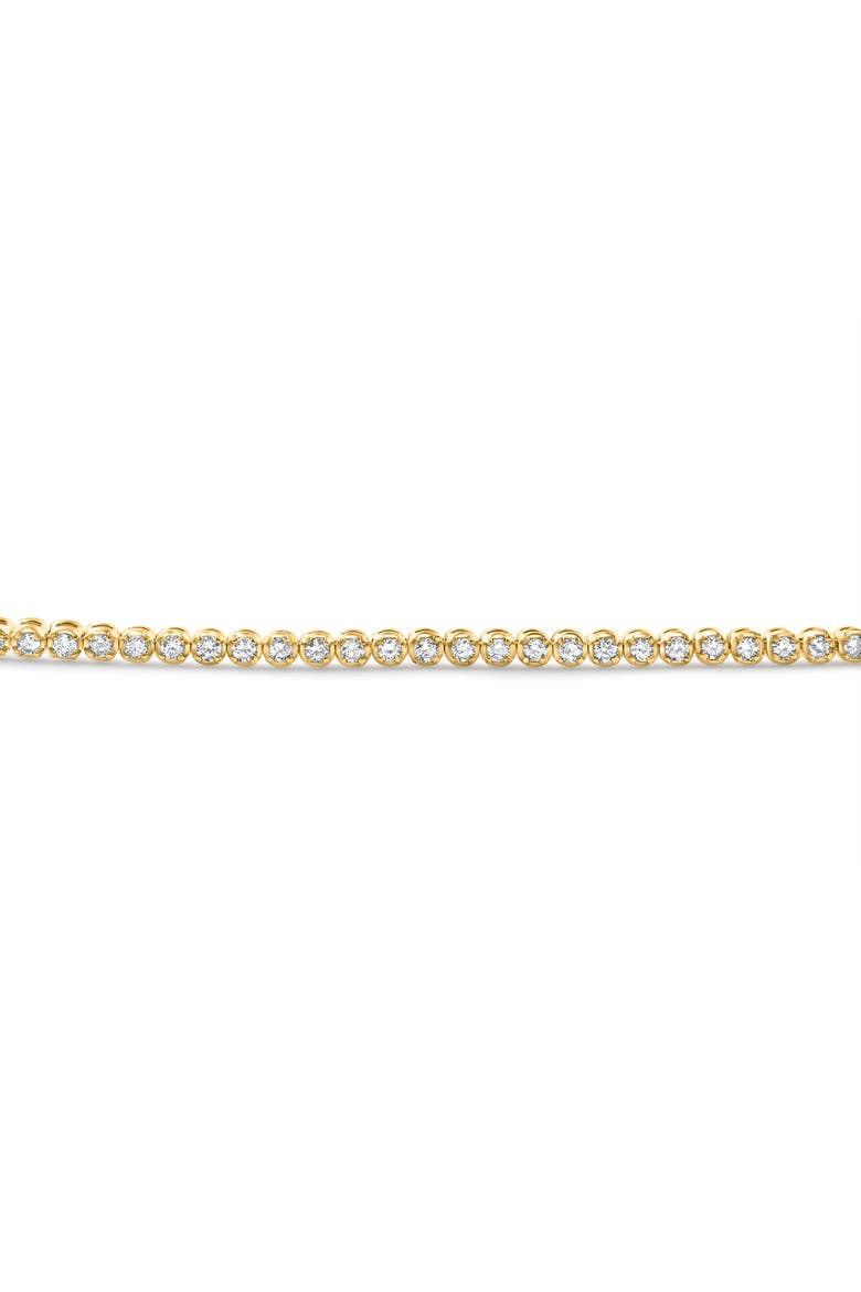 14k Gold 1Ct TW Natural Diamond Tennis Line Bracelet 7", Alternate, color, 14k Yellow Gold