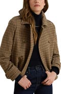 Lauren Ralph Lauren Double Breasted Wool Blend Jacket