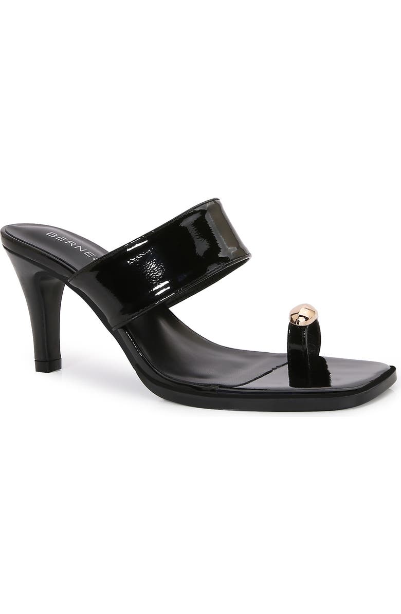 BERNESS Catha Toe Loop Sandal, Main, color, Black