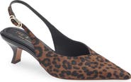 rag & bone Madison Slingback Pointed Toe Kitten Heel Pump