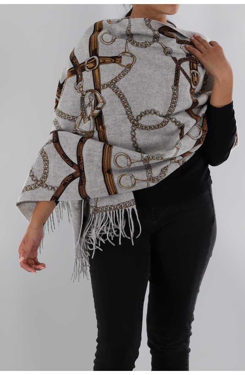 La Fiorentina Esquestrian Print Wrap, Alternate, color,