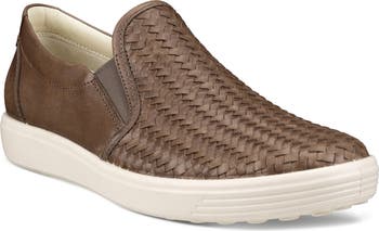 Ecco soft 7 woven fashion slip on