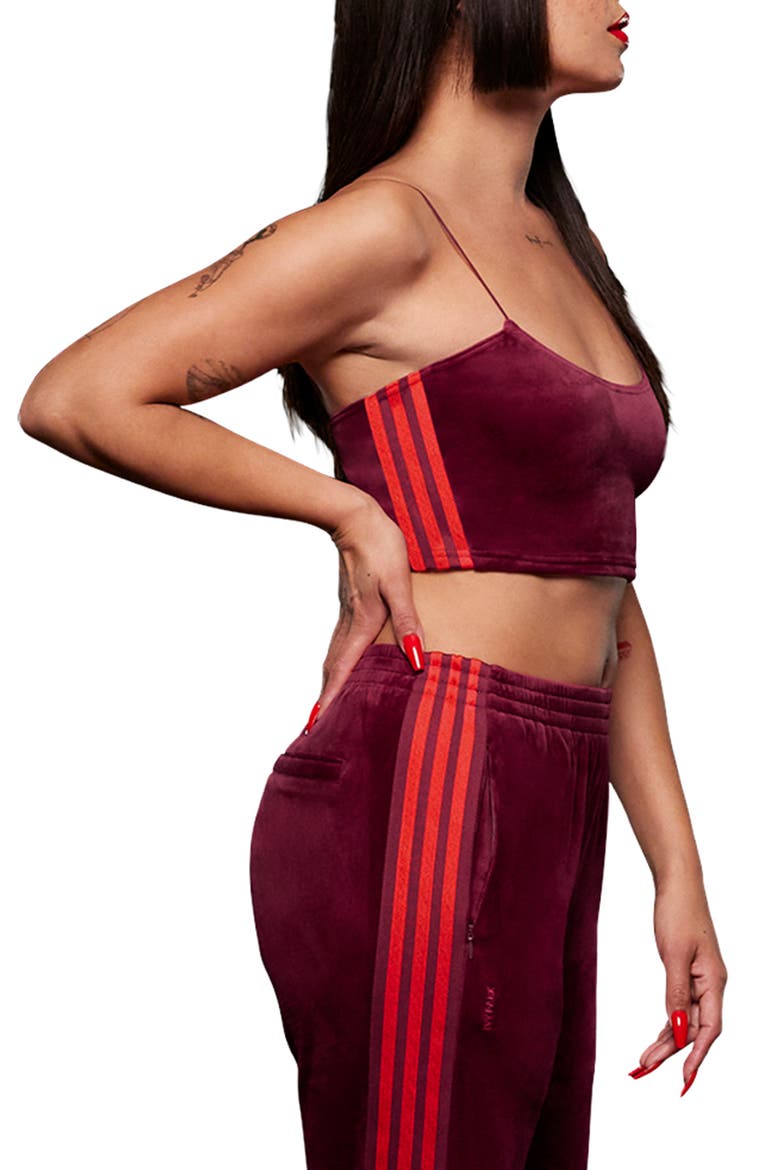 Velvet Bralette, Alternate, color, RED
