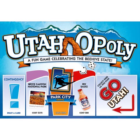 Utahopoly Monopoly Board Game