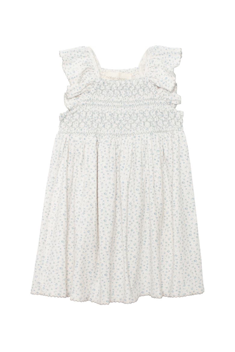 Opal Short Flutter Sleeve Dress, Main, color, Blue