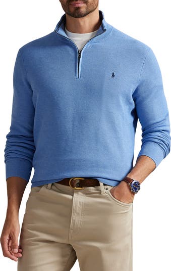 Polo Ralph Lauren Pima Cotton 1/2-Zip Sweater | Nordstrom