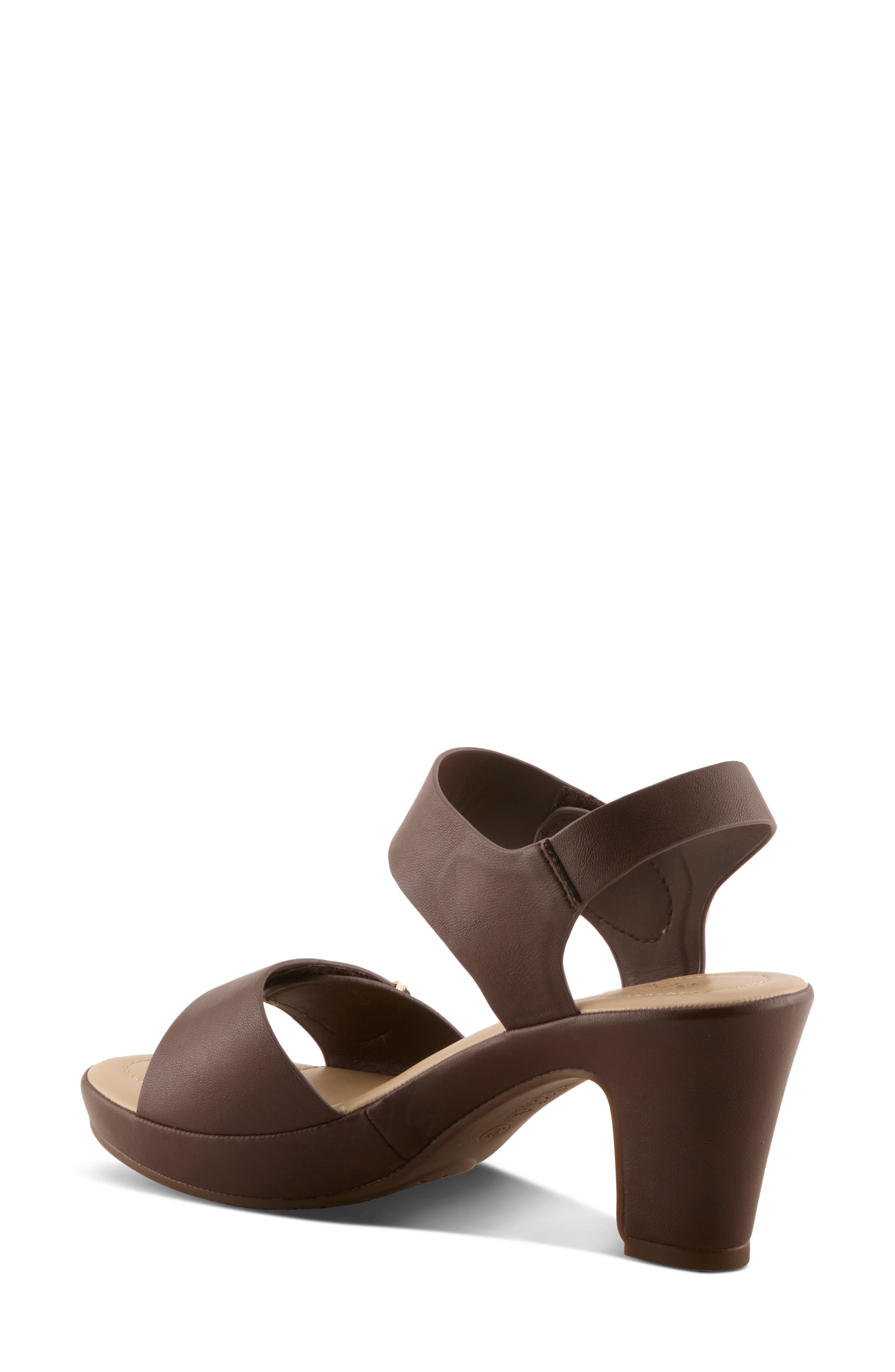 Andorre Sandal, Alternate, color, DARK BROWN