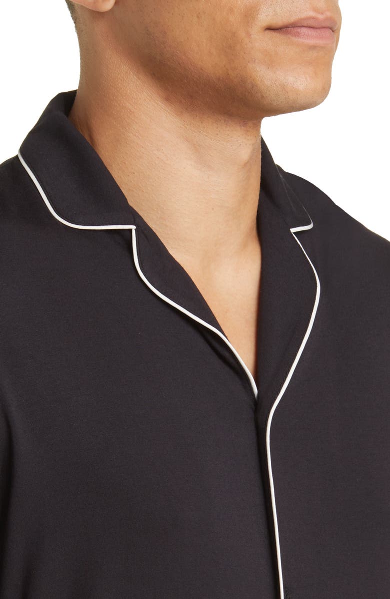 Nordstrom Moonlight Eco Pajamas, Alternate, color, Black