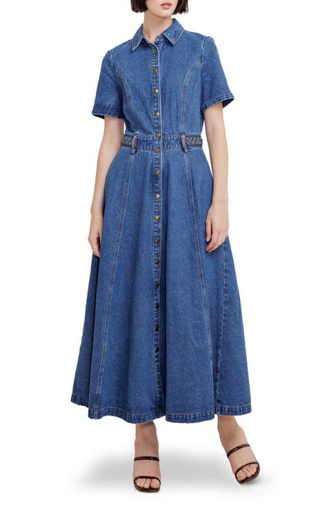 Denim Maxi Dress