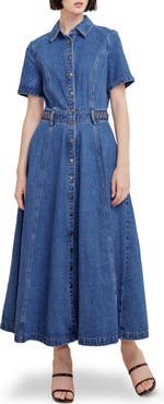 FREEMARKET Denim Maxi Dress