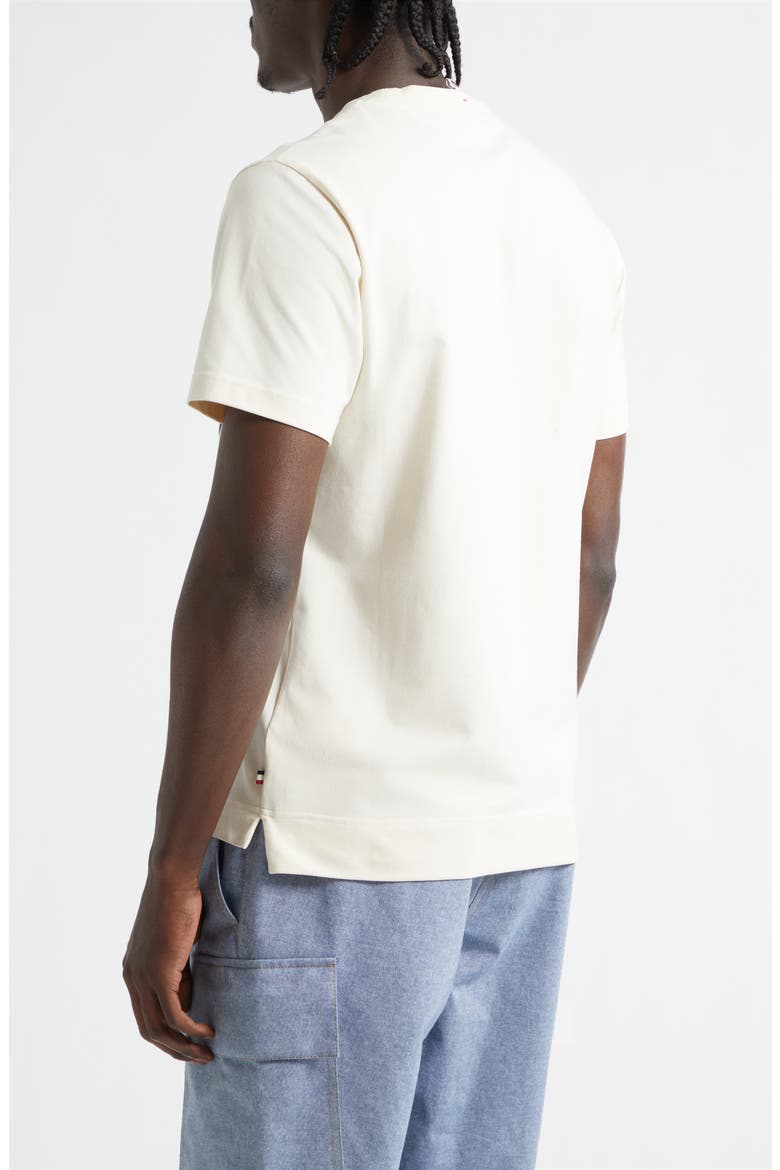 Logo Stretch Cotton Graphic T-Shirt, Alternate, color, SILK WHITE