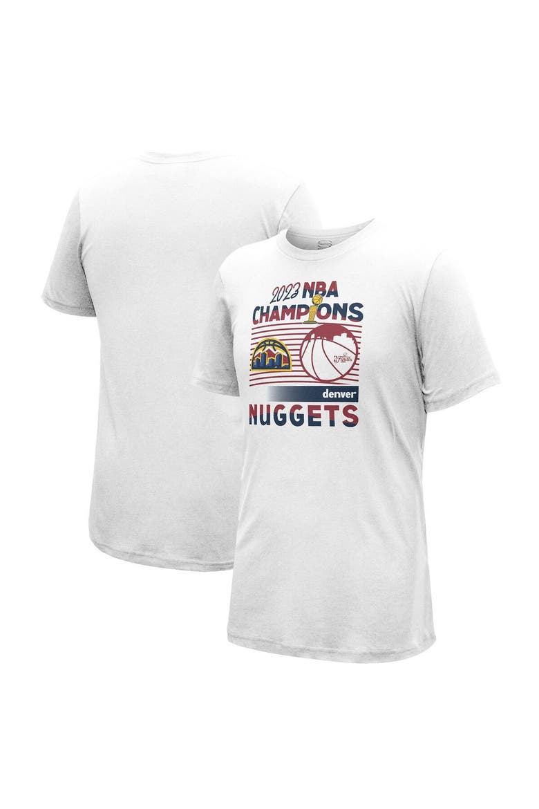Unisex Stadium Essentials  White Denver Nuggets 2023 NBA Finals Champions City Edition T-Shirt, Main, color, White