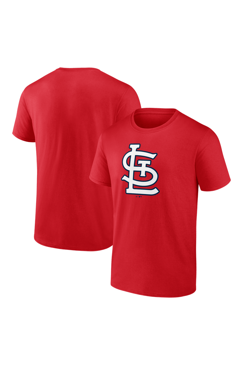 Men's Logo Athletic Red St. Louis Cardinals Official Logo T-Shirt, Main, color, Red