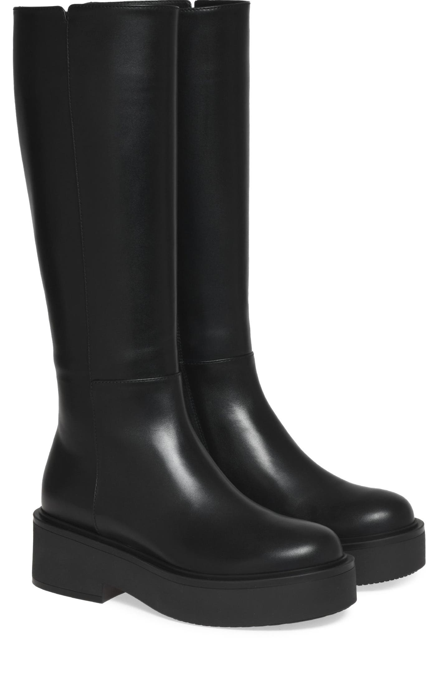 Hiro Boot Boots, Alternate, color, Black Leather