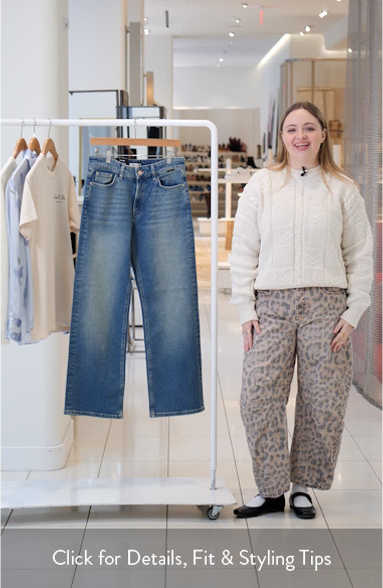 Taylor High Waist Relaxed Straight Leg Jeans, sales video thumbnail