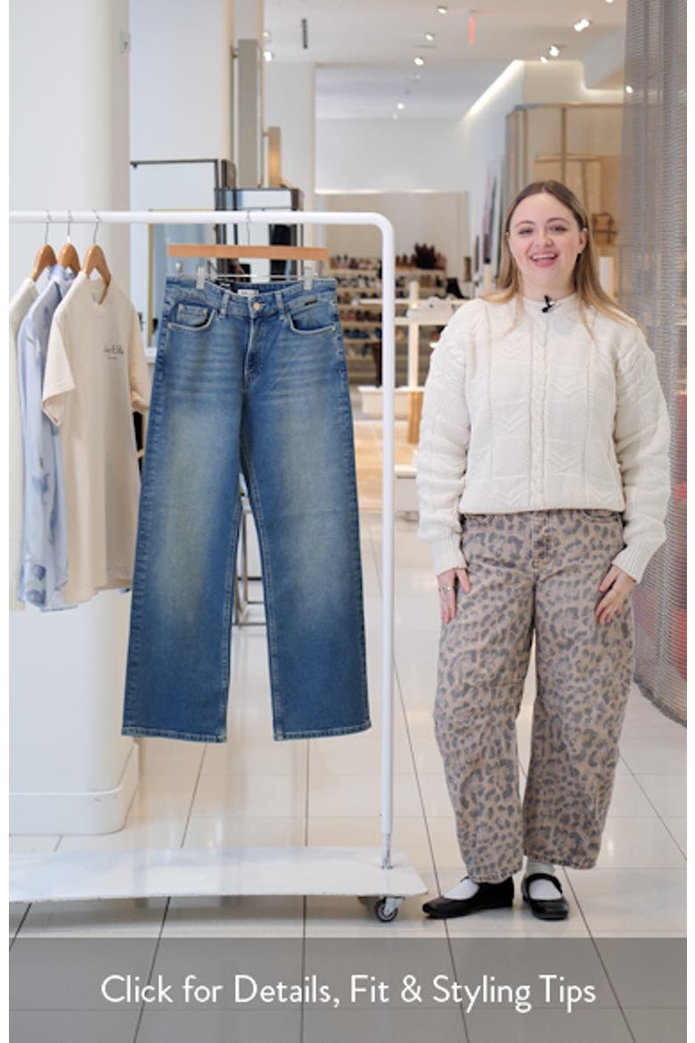 Taylor High Waist Relaxed Straight Leg Jeans video