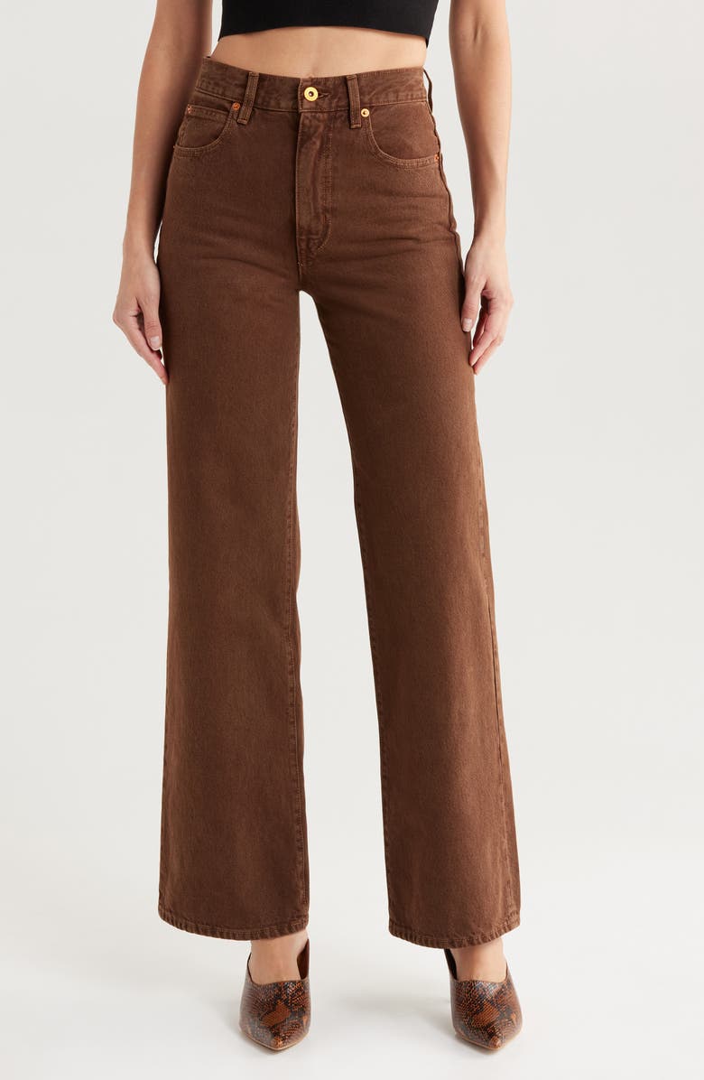 SLVRLAKE Grace High Waist Wide Leg Jeans, Main, color,