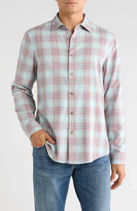 Flannel Button-Up Shirt