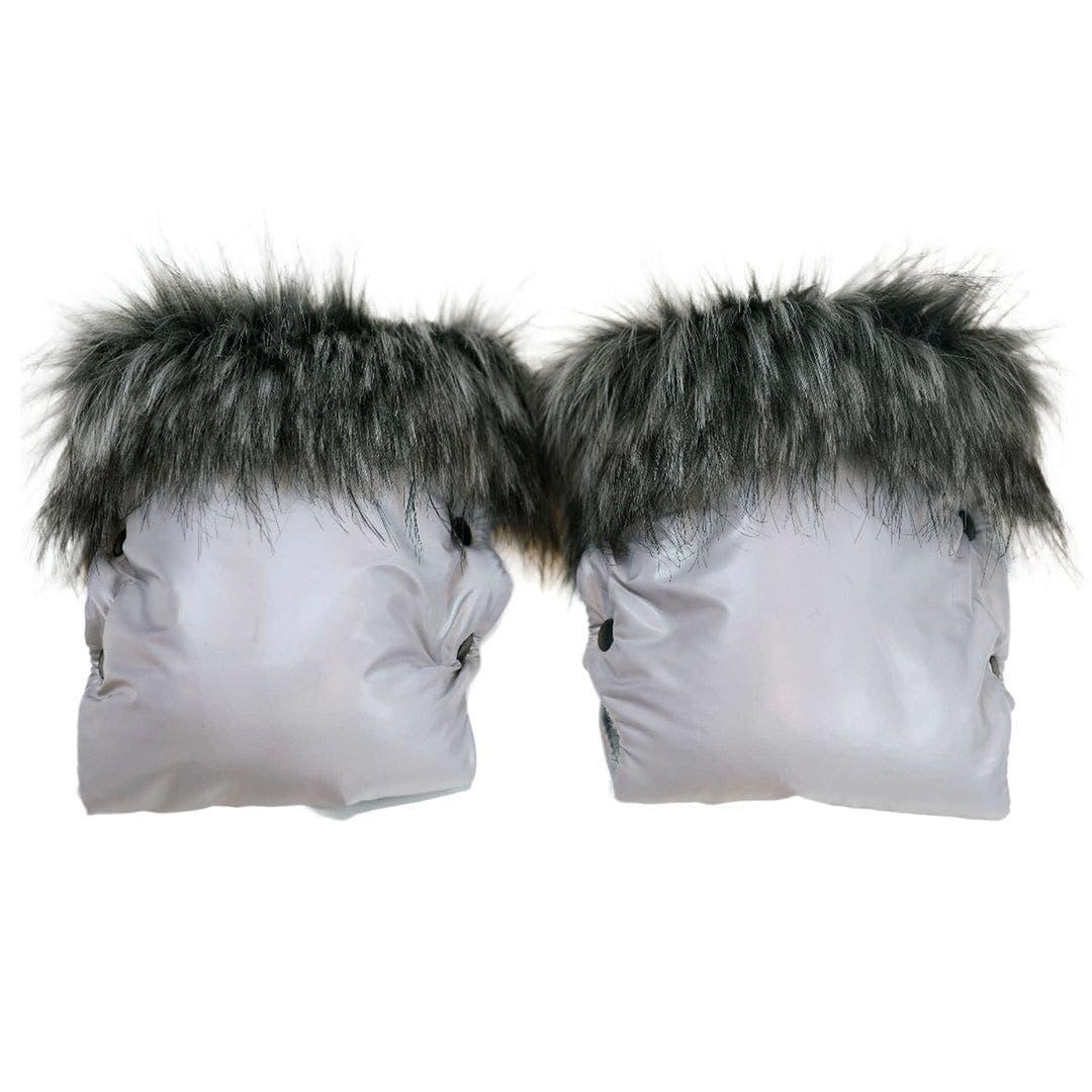Cover Baby Llc Premium Handmuff Gloves With Wool In Gray