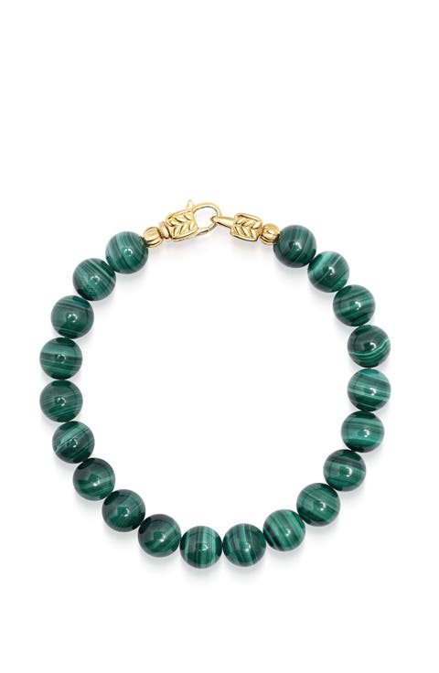 Malachite Healing Bracelet With Lock