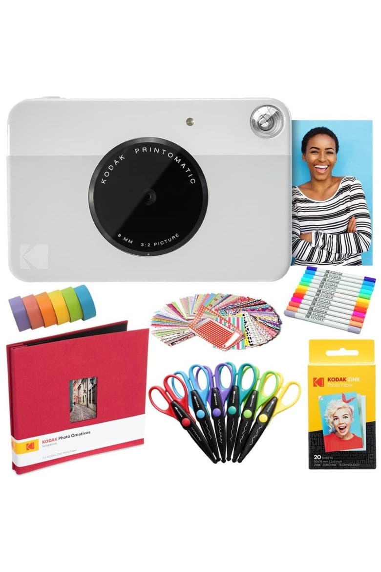Printomatic Camera Bundle + 20 Sheets, Main, color, Grey
