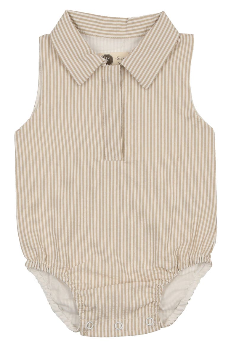 Kids' Seersucker Bodysuit, Main, color, TAN