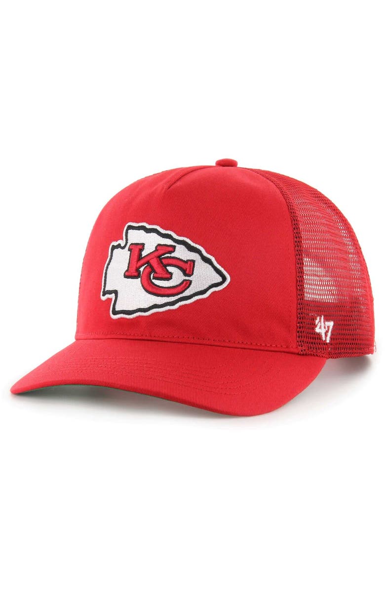 '47 Men's '47 Red Kansas City Chiefs Mesh Hitch Trucker Adjustable Hat, Main, color,