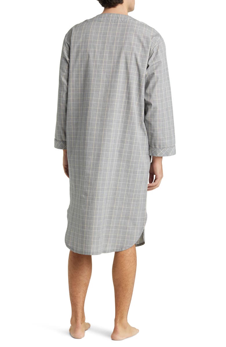 Majestic International Coopers Check Woven Nightshirt, Alternate, color, Glen Plaid