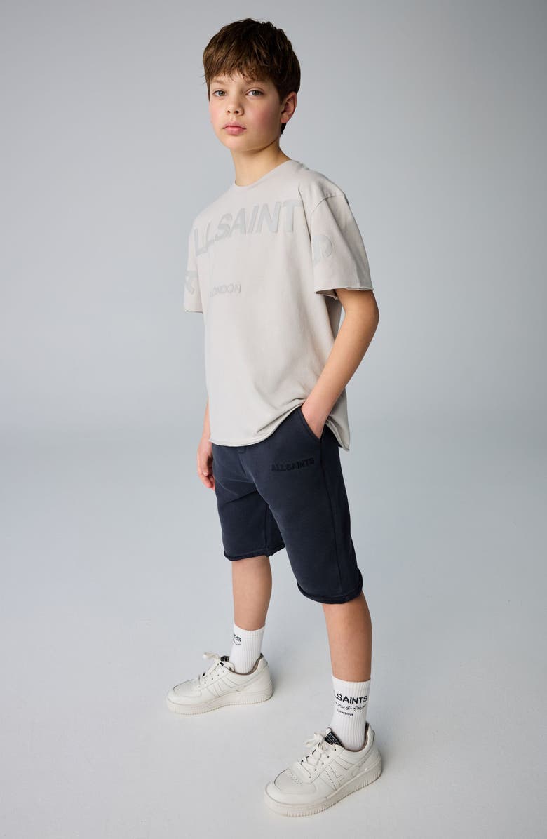 smALLSAINTS by ALLSAINTS Kids' Biggie Logo Graphic T-Shirt & Drawstring Shorts Set, Alternate, color,