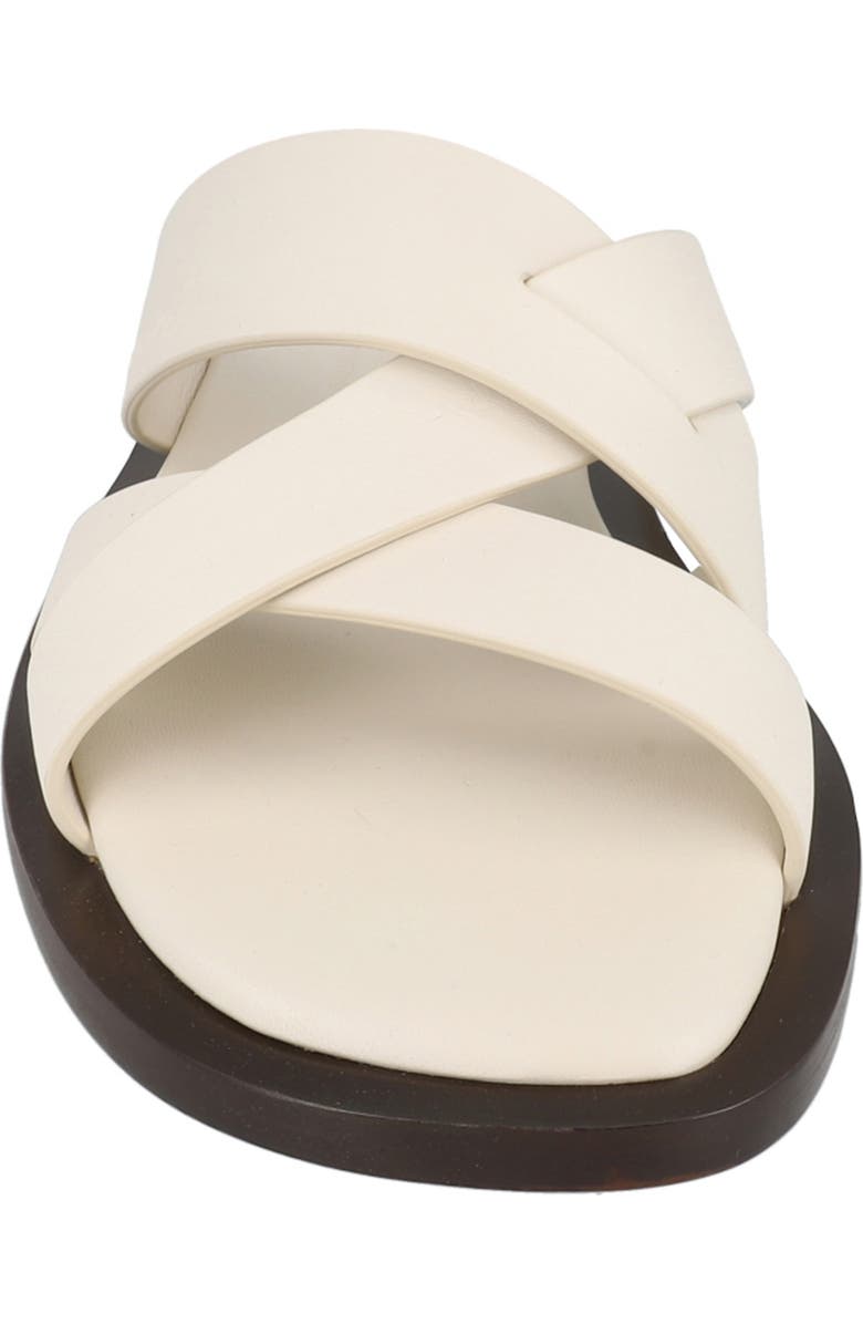 FERRAGAMO Crossover Slide Sandal, Alternate, color,