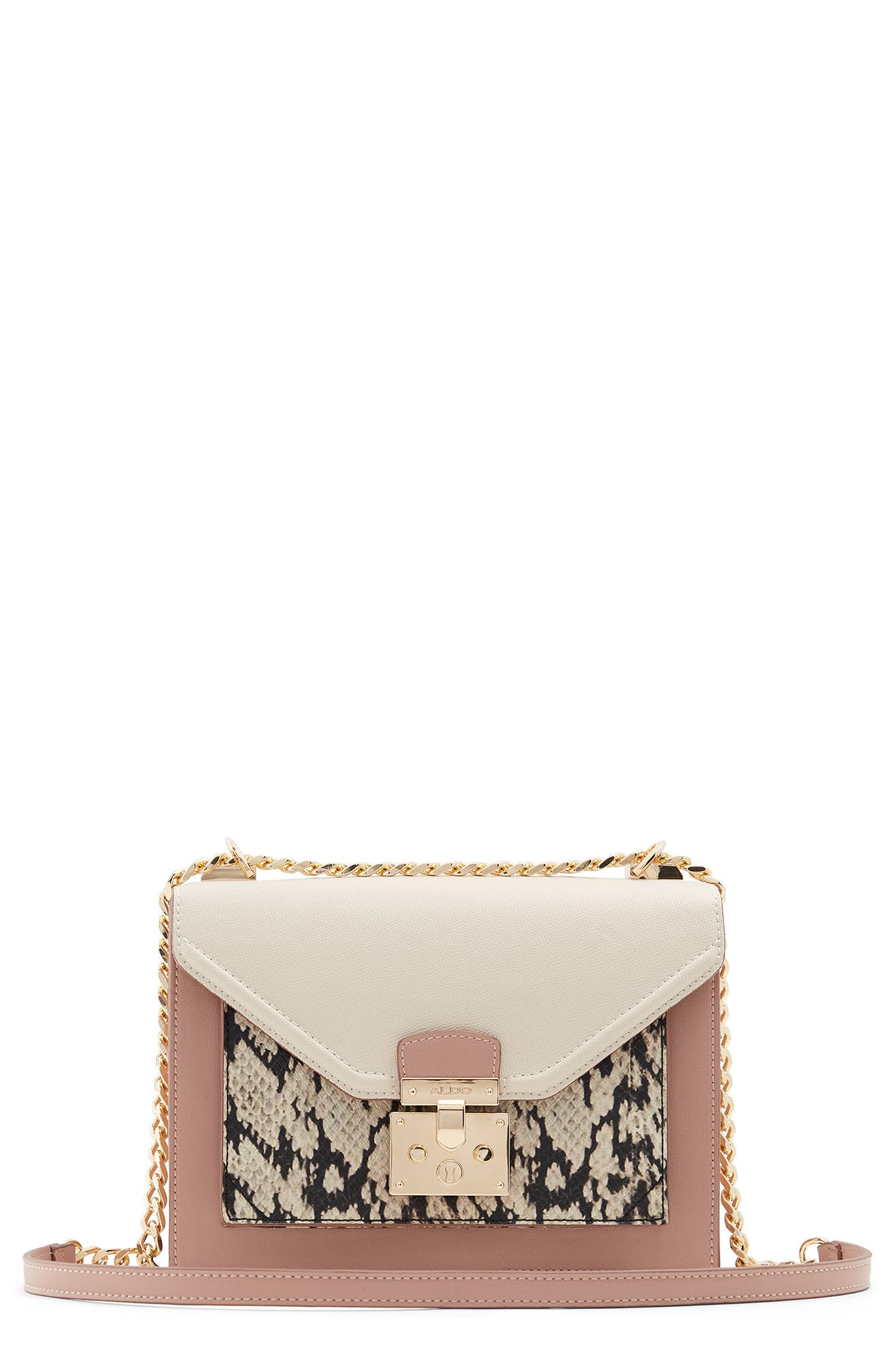 ALDO Yukiya Faux Leather Crossbody Bag, Main, color, 