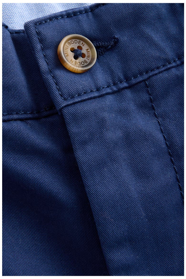 Kids' Stretch Cotton Chino Shorts, Alternate, color, COLLEGE NAVY