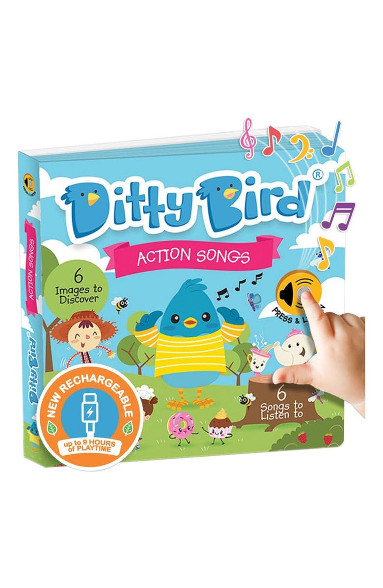Ditty Bird - Children's and Action Songs Books - Set of 2, Alternate, color,