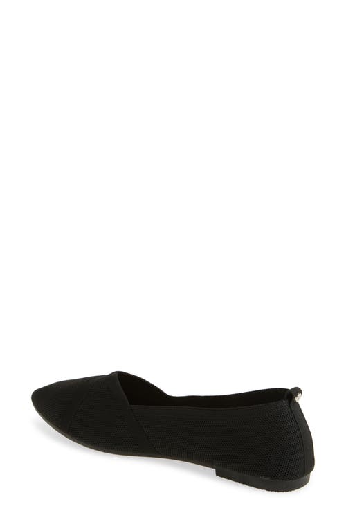 Danskin Notched Knit Flat In Black
