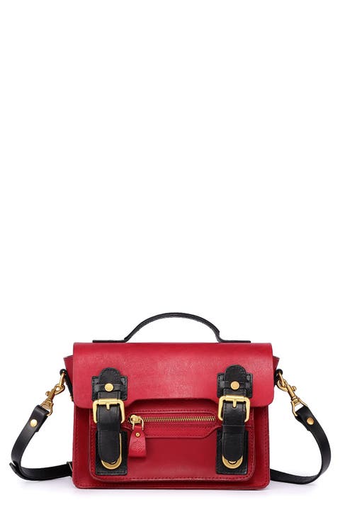 Aster Mini Leather Satchel