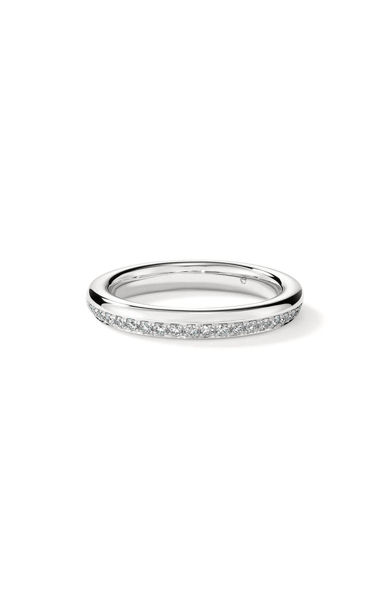 HEARTS ON FIRE Barre Pavé Diamond Band Ring, Alternate, color, White Gold