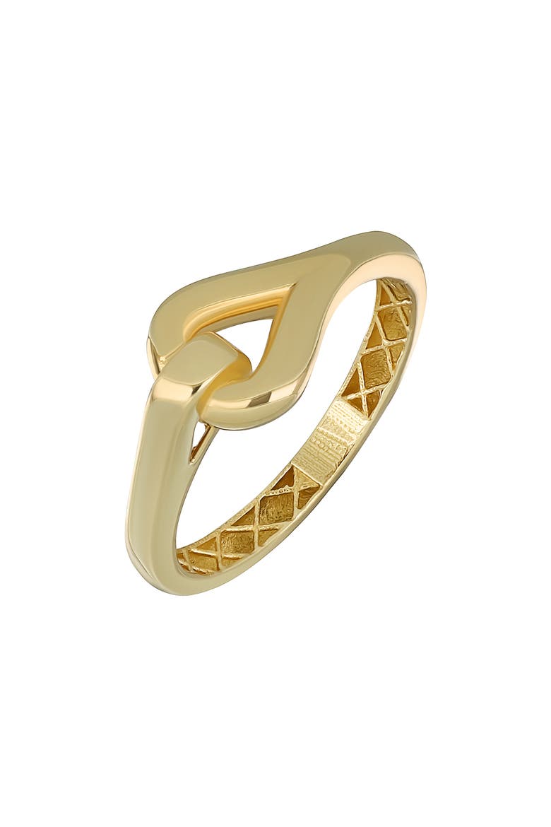 14k Gold Link Stackable Ring, Main, color, 14K YELLOW GOLD