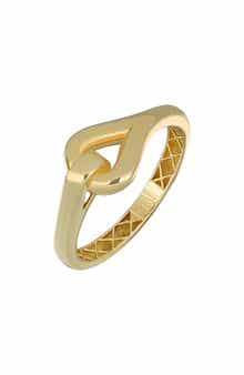 14k Gold Link Stackable Ring