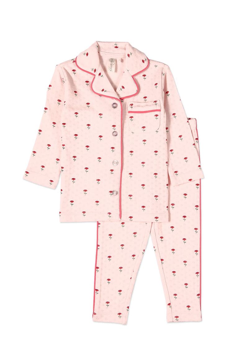 2 Piece Girls Dreams Pointelle Pajama Set, Main, color, Pink