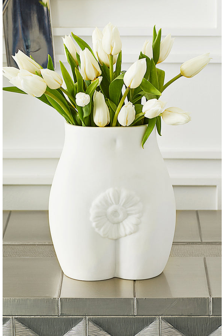 Edie Vase, Alternate, color, White