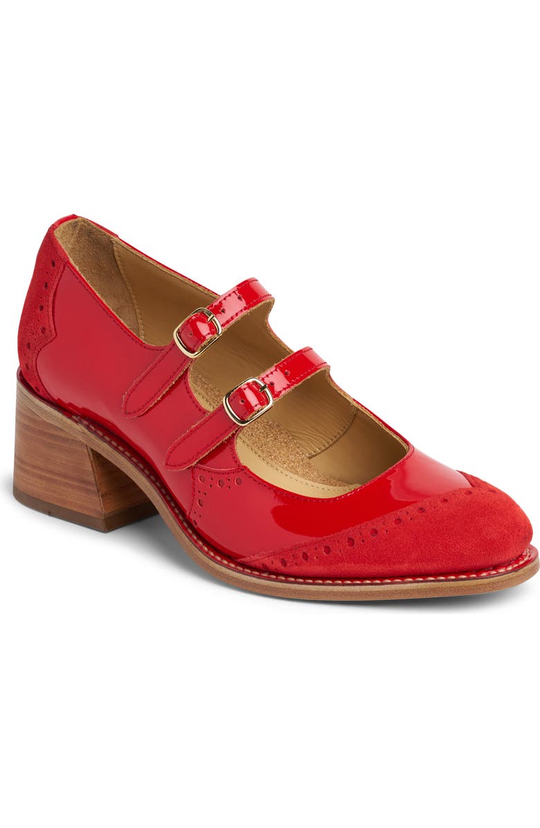 THE OFFICE OF US Miss Amelie Mary Jane Pump, Main, color, Chili Pepper