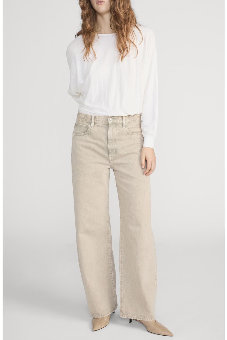 The Bow Straight Leg Jeans, Alternate, color, TABBY