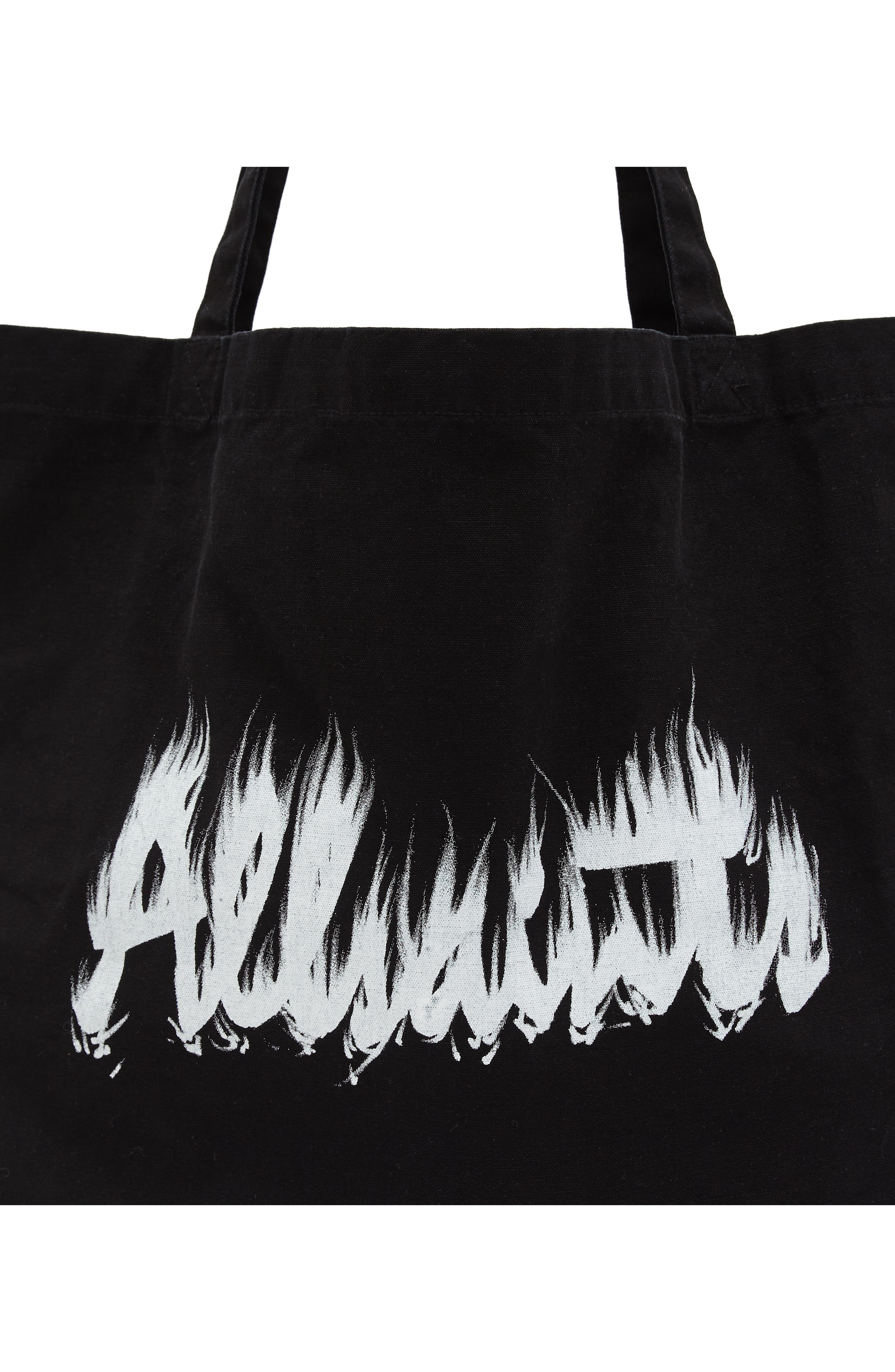 AllSaints Smudger Cotton Tote, Alternate, color, 