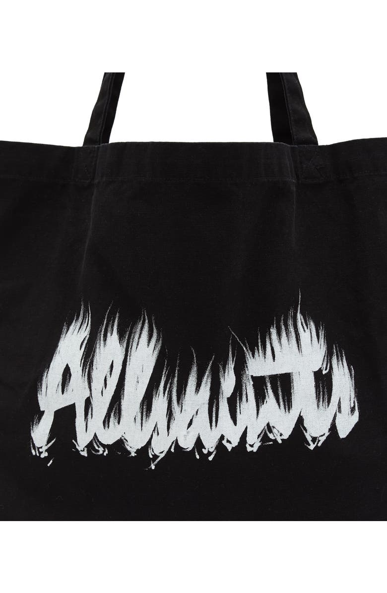 AllSaints Smudger Cotton Tote, Alternate, color,