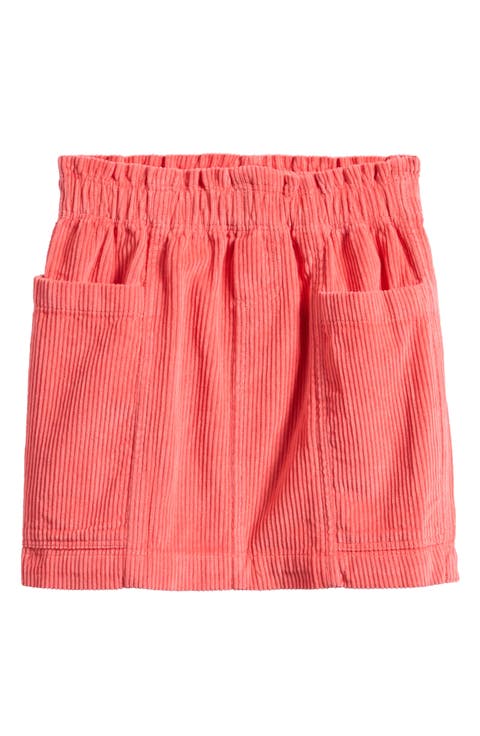 Kids' Paperbag Waist Corduroy Skirt (Toddler, Little Kid & Big Kid)