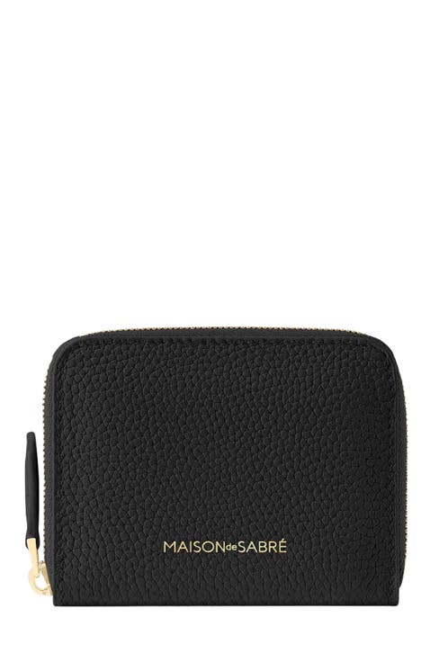 Small Leather Zipped Wallet